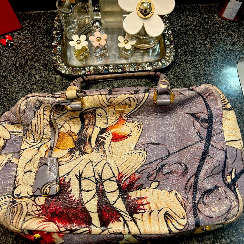 *2008 PRADA (RARE, LIMITED EDITION!) JAMES JEAN FAIRY COLLECTION HANDBAG!*